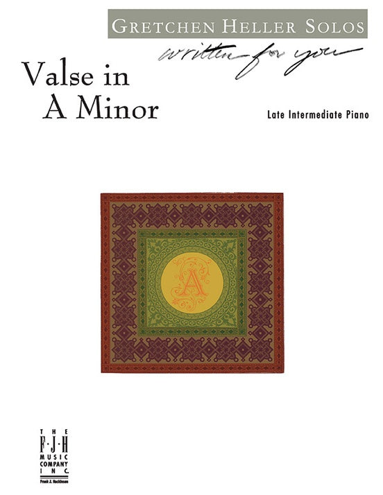 Valse in A Minor - Piano (Digital Download)