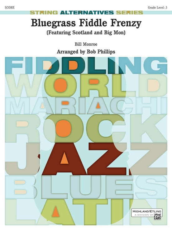 Bluegrass Fiddle Frenzy – String Orchestra Conductor Score & Parts (Digital Download)
