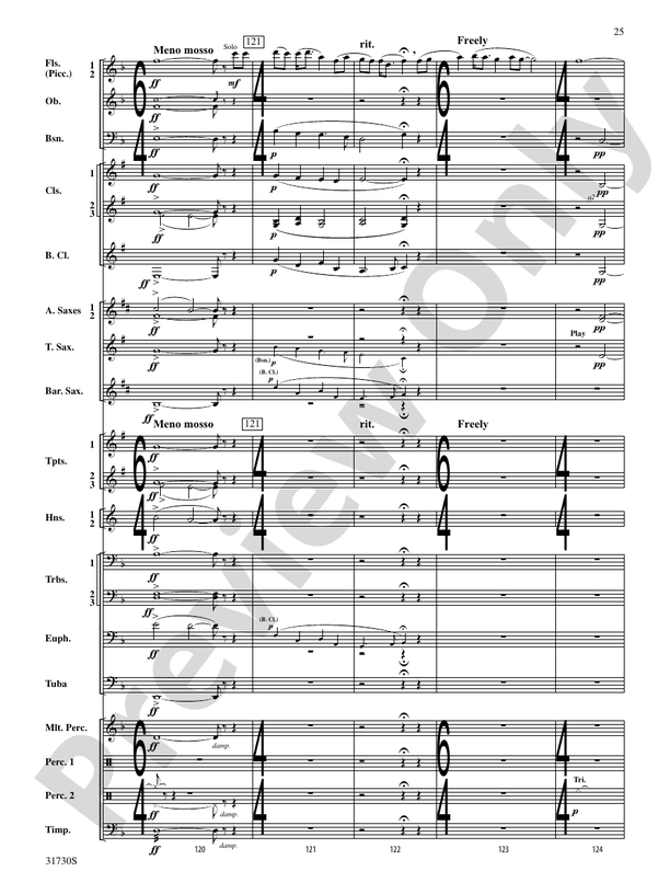 They Shall Run and Be Free - Concert Band Conductor Score & Parts (Digital Download)