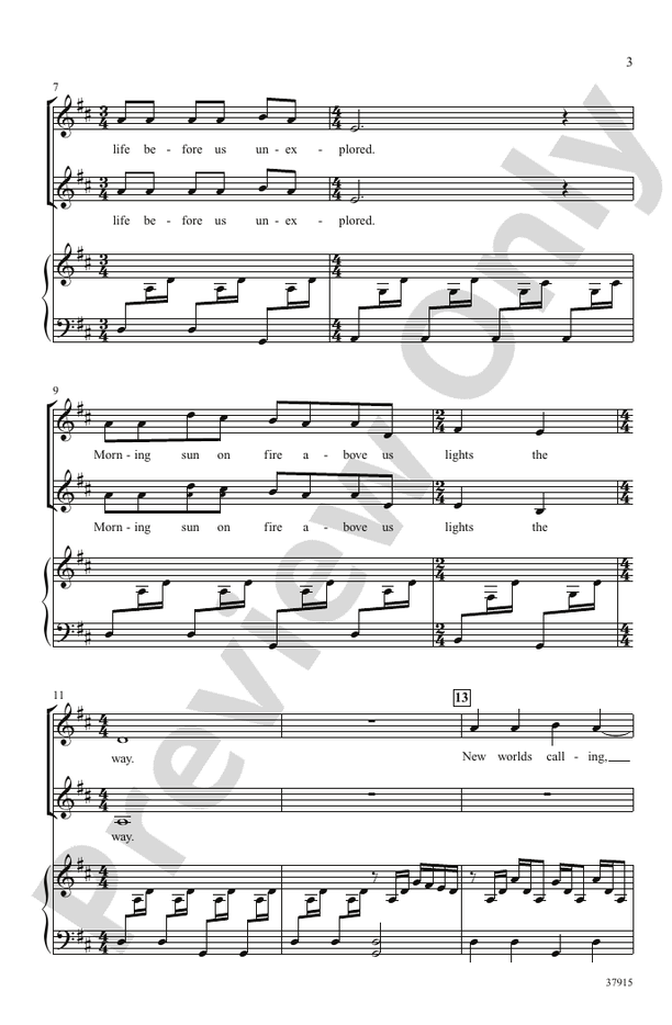 Closer to the Flame – SSA Choral Octavo (Digital Download)