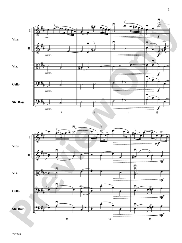 Adagio and Allegro (from Sonata No. 4 in D major, Op. 1, No. 13) – String Orchestra Conductor Score & Parts (Digital Download)