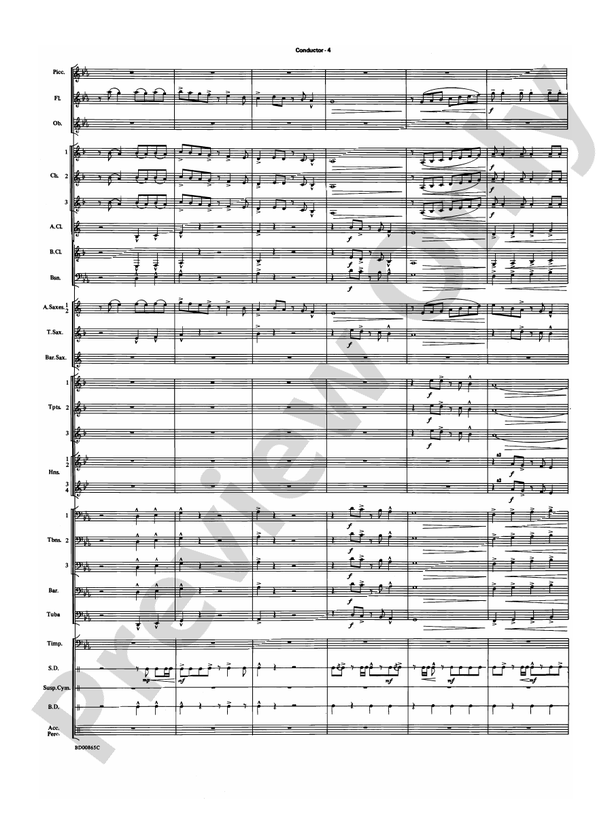 Encounters - Concert Band Conductor Score & Parts (Digital Download)
