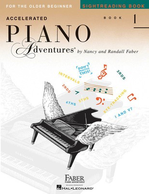 Accelerated Piano Adventures Sightreading Book 1 - Piano by Faber/Faber Hal Leonard 123496