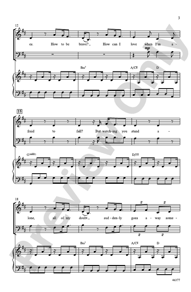 A Thousand Years - SATB Choral Octavo (Digital Download)