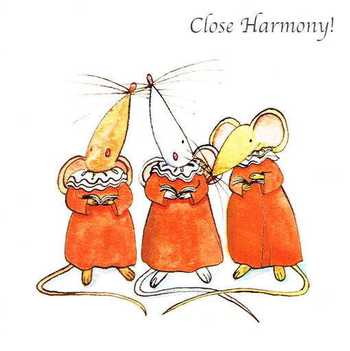 Greeting Card - Close Harmony!