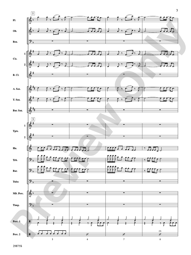 Party in the U.S.A. (Grade 2) - Concert Band Conductor Score & Parts (Digital Download)
