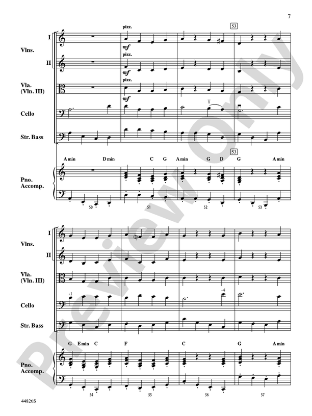 Christmas Cello-bration - String Orchestra Conductor Score & Parts (Digital Download)