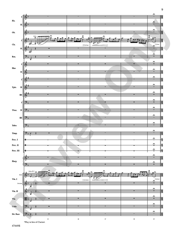 Overture from Orpheus in the Underworld – Full Orchestra Conductor Score & Parts (Digital Download)