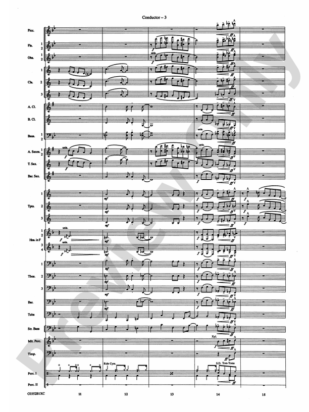 Duke Ellington! (Medley for Concert Band) - Concert Band Conductor Score & Parts (Digital Download)
