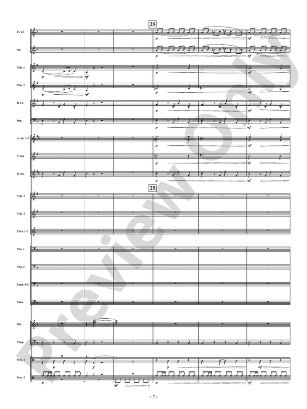 Not So Silent Night - Concert Band Conductor Score & Parts (Digital Download)