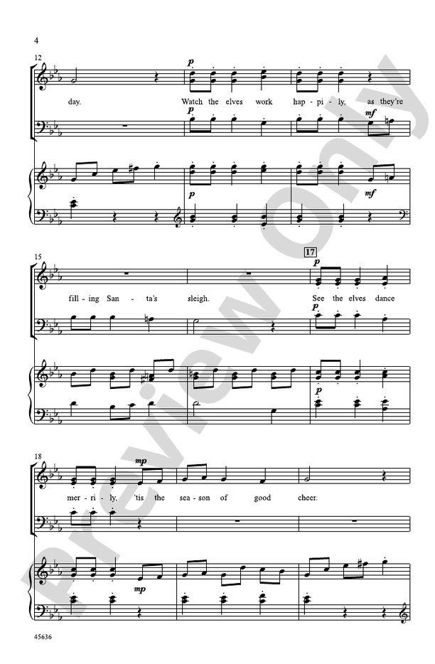 Dance of the Elves – SAB Choral Octavo (Digital Download)