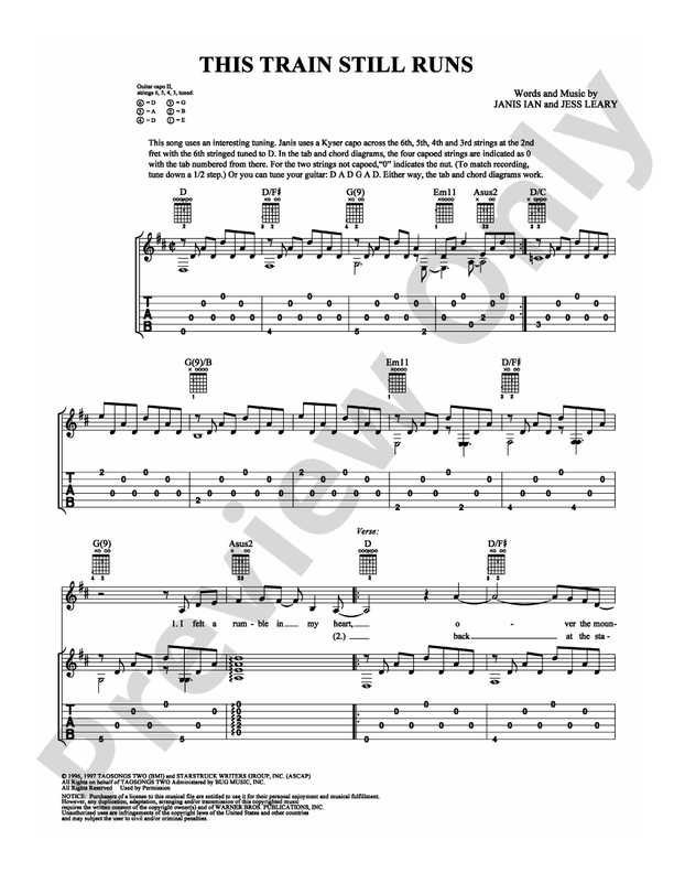 This Train Still Runs - Guitar TAB (Digital Download)