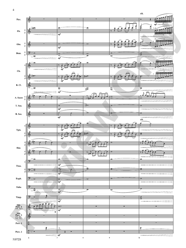 Cathedral Mountain - Concert Band Conductor Score & Parts(Digital Download)