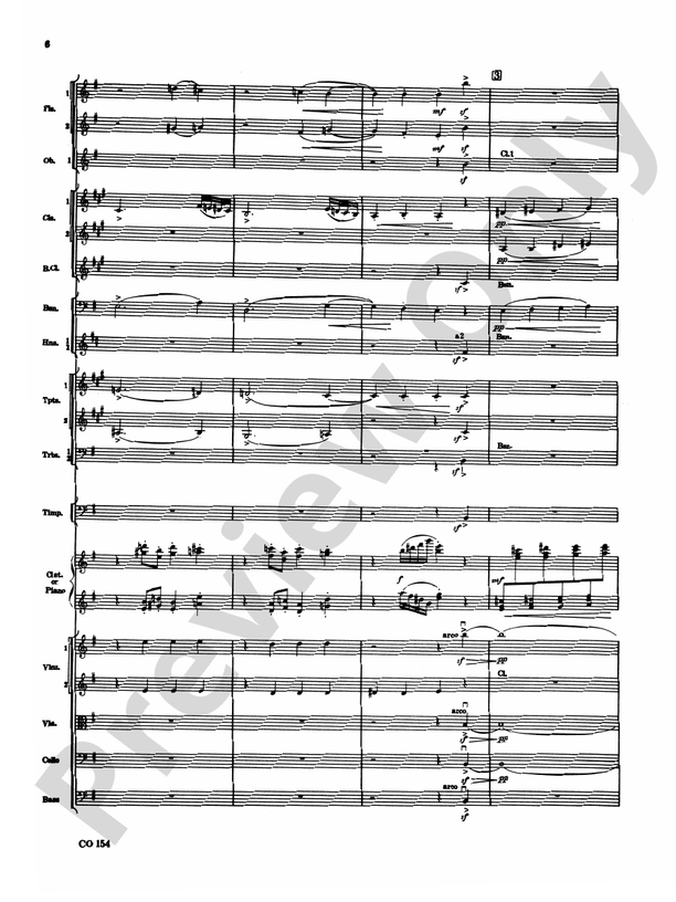 Nutcracker Ballet, Set I ("Dance of the Sugar Plum Fairy" and "Waltz of the Flowers") – Full Orchestra Conductor Score & Parts (Digital Download)