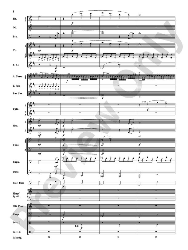 Harry Potter and the Deathly Hallows, Part 1, Suite from - Concert Band Conductor Score & Parts (Digital Download)