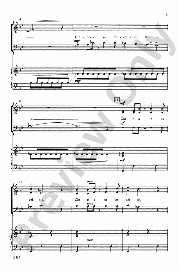 A Festive Gloria - Jay Althouse - SAB Choral Octavo (Digital Download)