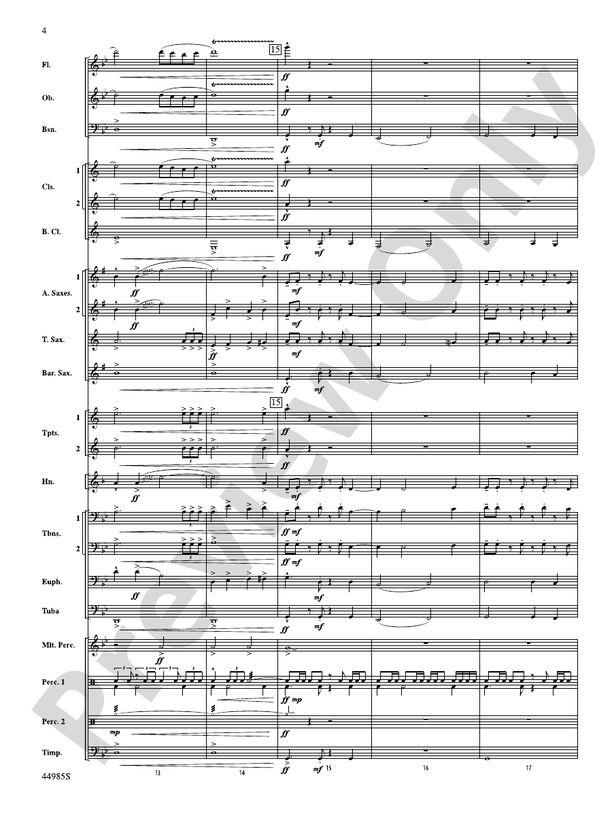 Pursuit of the Centaur - Concert Band Conductor Score & Parts (Digital Download)