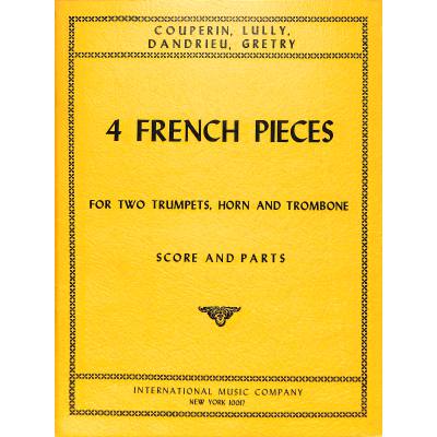 4 French Pieces - for Horn, 2 Trumpets & Trombone - Various - Brass Quartet Score/Parts IMC2464