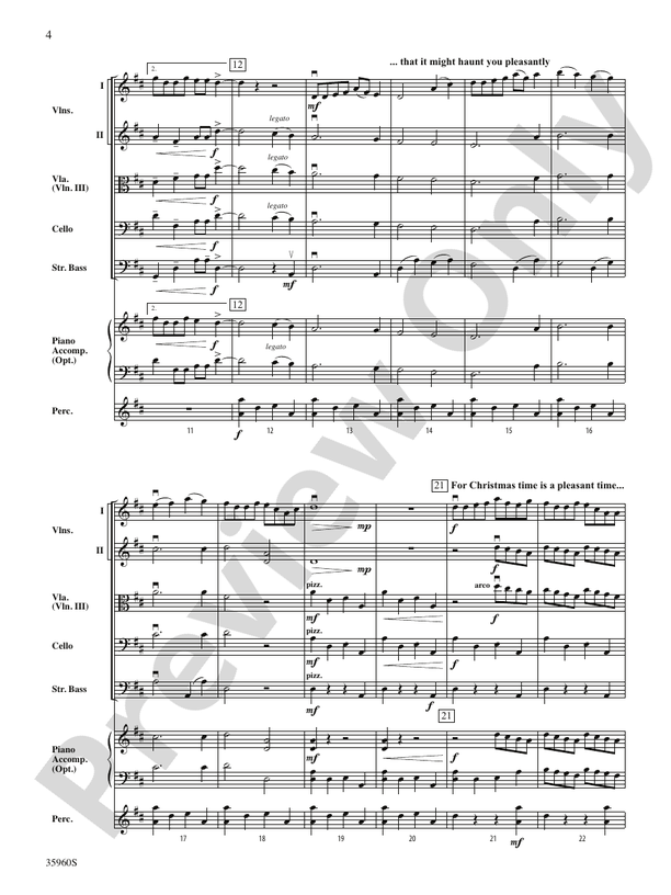 A Dickens Christmas Carol Suite – String Orchestra Conductor Score & Parts (Digital Download)