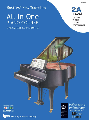 Bastien New Traditions All-In-One Piano Course Level 2A - Piano by Bastien Kjos WP454A