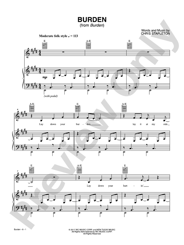 Burden - from Burden - PVG (Digital Download)