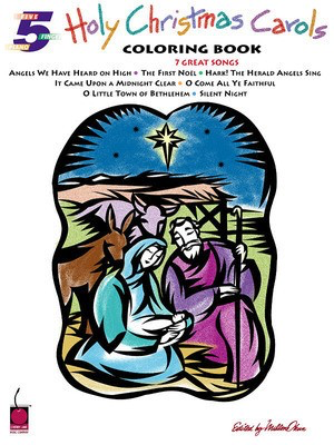 Holy Christmas Carols Coloring Book