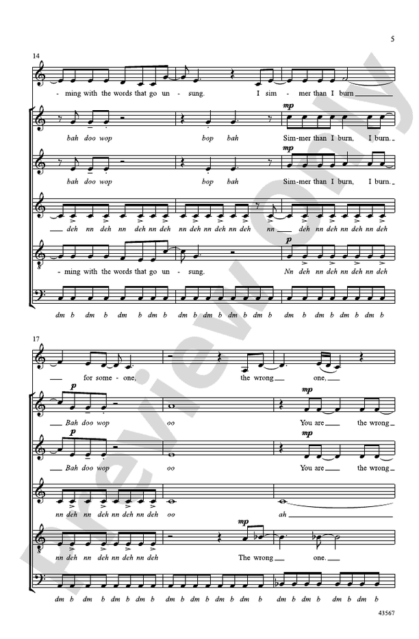 Gonna Get Over You – SSATB, a cappella Choral Octavo (Digital Download)