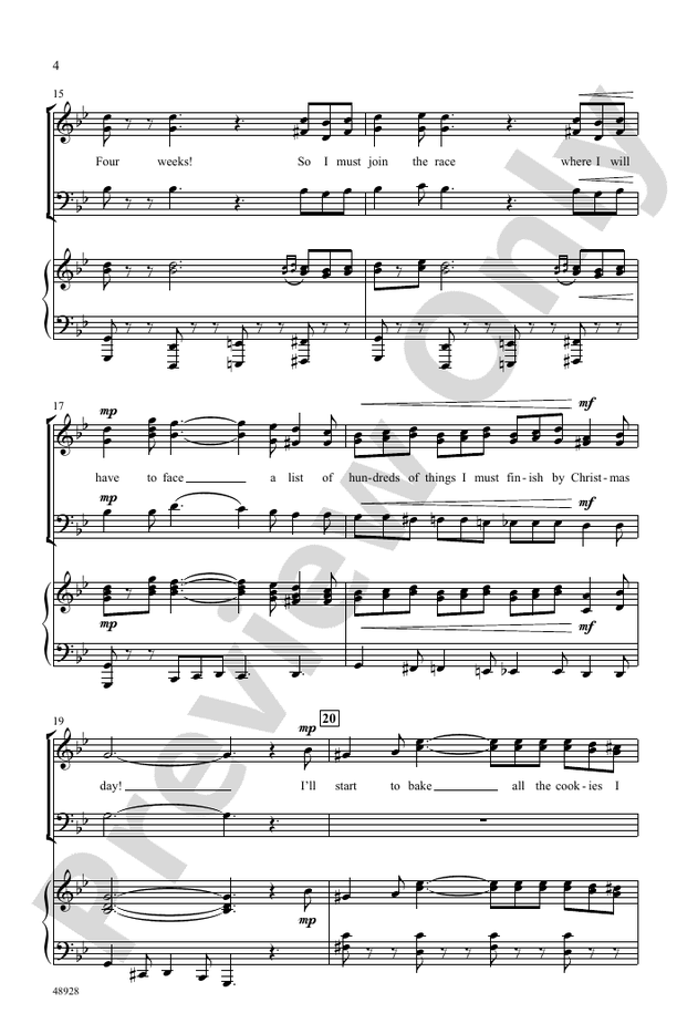 Countdown to Christmas – SAB Choral Octavo (Digital Download)