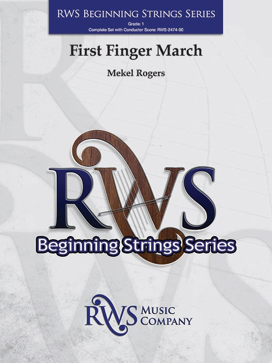 First Finger March - String Orchestra Conductor Score & Parts (Digital Download)