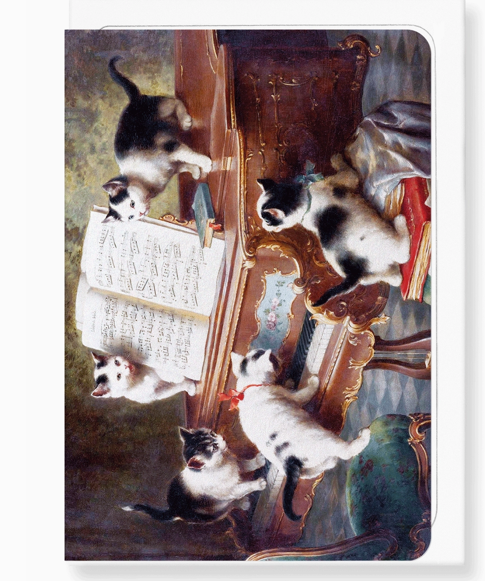 Greeting Card Cats and Music