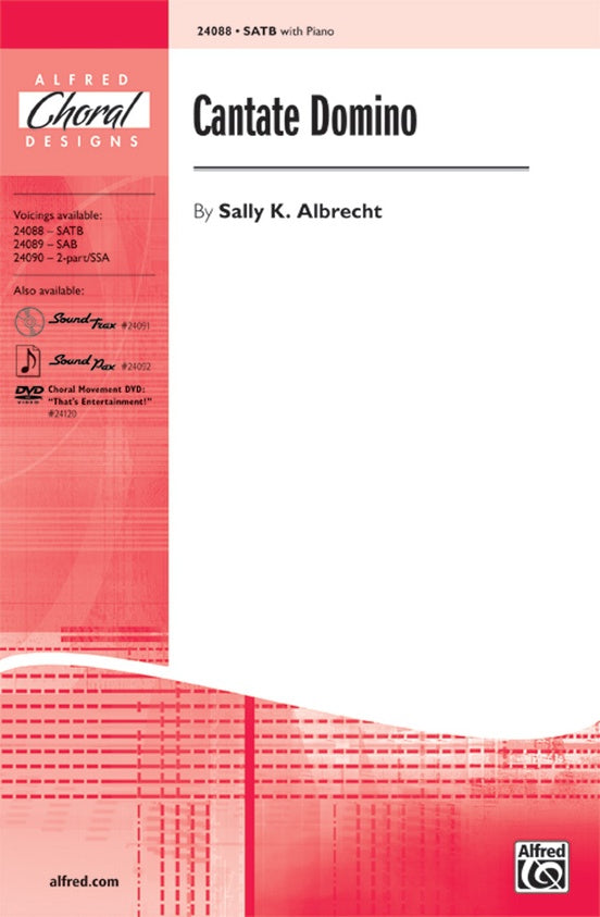 Cantate Domino - Arr. Sally K. Albrecht – SATB Choral Octavo (Digital Download)