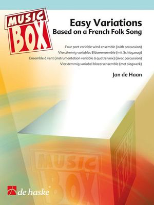Easy Variations - Based on a French Folk Song - Jan de Haan - De Haske Publications Woodwind Ensemble Score/Parts