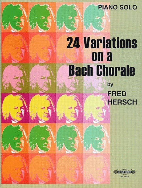 24 Variations On A Bach Chorale - Piano Solo - Fred Hersch - Peters EP68015