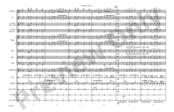 Push It (Arr. Mike Story) – Marching Band Conductor Score & Parts (Digital Download)