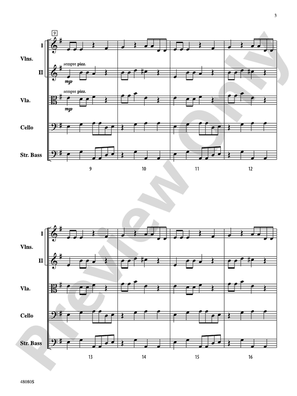 Gamelan Groove - String Orchestra Conductor Score & Parts (Digital Download)