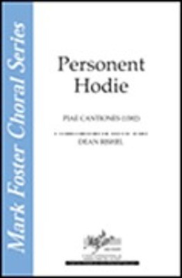 Personent Hodie - SATB Dean Rishel Shawnee Press Choral Score Octavo