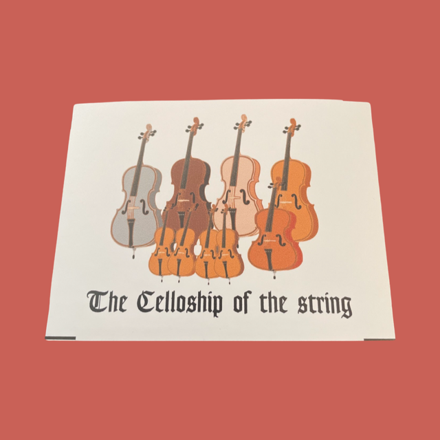 Sticker The Celloship of the String