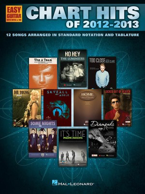 Chart Hits of 2012-2013 - Guitar Hal Leonard Easy Guitar
