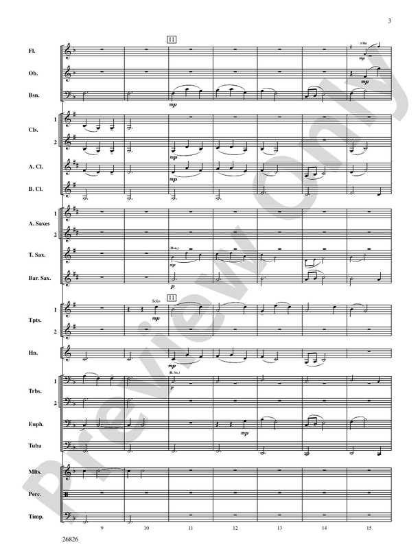 Ever More Distant - Concert Band Conductor Score & Parts (Digital Download)