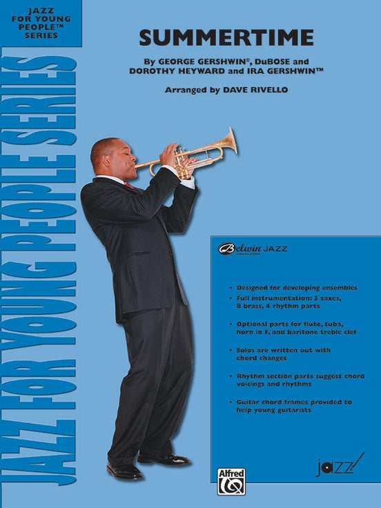 Summertime (Grade 3) - Jazz Ensemble Conductor Score & Parts (Digital Download)