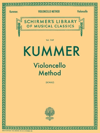 Kummer - Violoncello Method - Cello Solo Schirmer 50258060