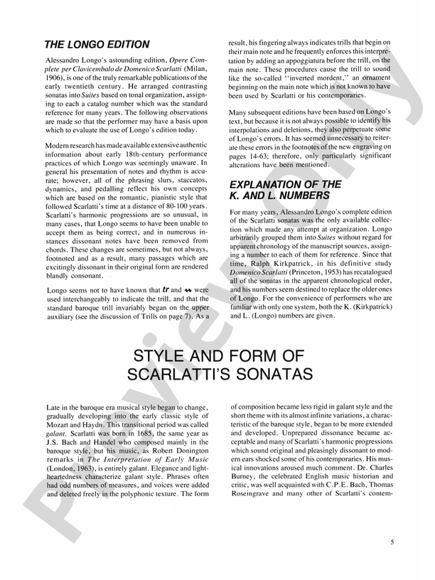 Scarlatti - An Introduction to His Keyboard Works - Piano (Digital Download)