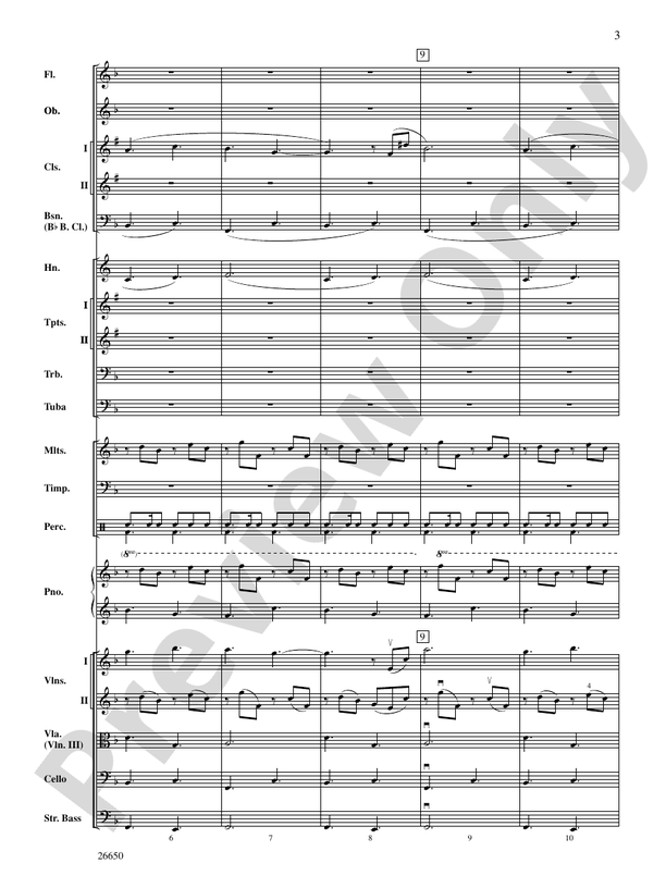 Everwood, Theme from – Full Orchestra Conductor Score & Parts (Digital Download)