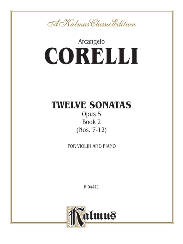 SONATAS 12 OP 5 BK 2 VLN