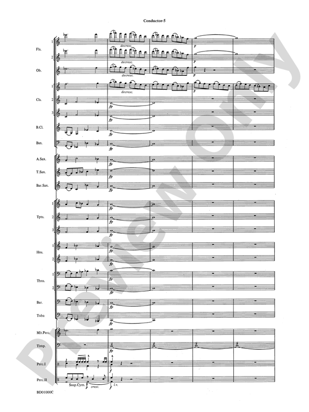 Chant Rituals - Concert Band Conductor Score & Parts (Digital Download)