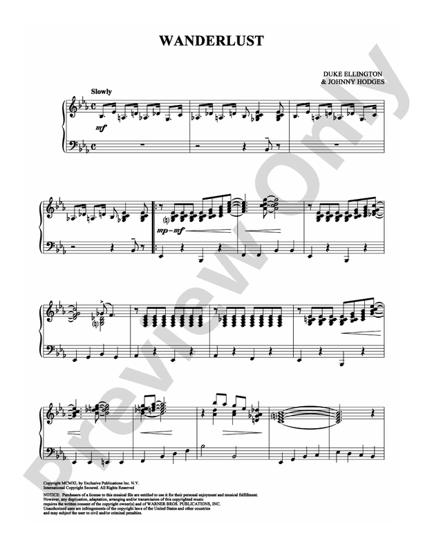 Wanderlust - DSM-PS-0008214 - Piano (Digital Download)