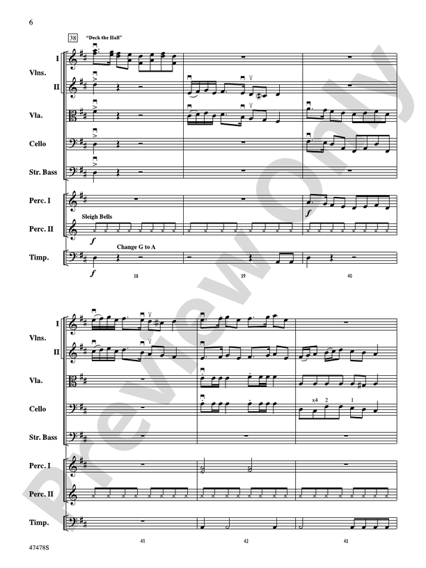 A Festival of Christmas - String Orchestra Conductor Score & Parts (Digital Download)