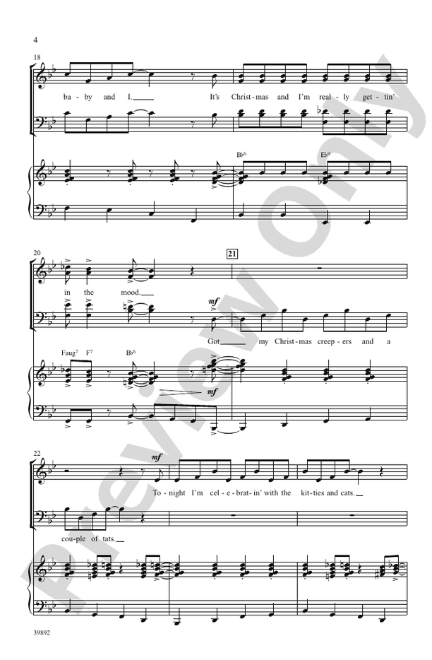 Gettin' in the Mood (for Christmas) – SATB Choral Octavo (Digital Download)