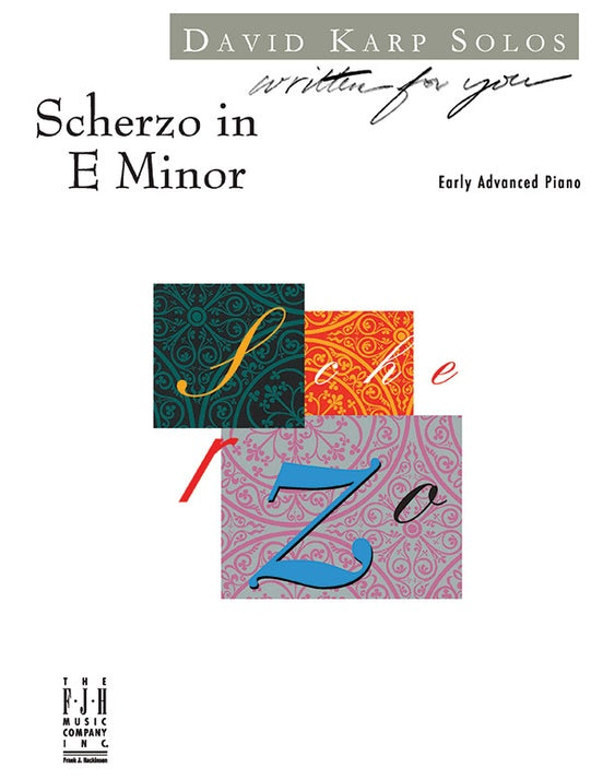 Scherzo in E Minor - Piano (Digital Download)