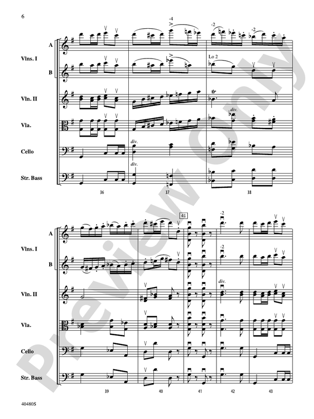 Symphony No. 8 in G Major – String Orchestra Conductor Score & Parts (Digital Download)